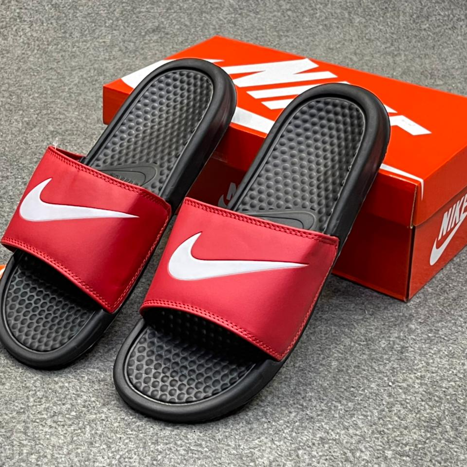 Nike slides men Red